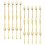 Plastic silverware set decorative disposable cutlery 5