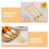 Plastic silverware set decorative disposable cutlery 6