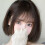 Real Human Hair Clip-in Bangs Wispy Dark Brown 8