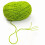 Acrylic Scarf Yarn Light Green 50g Soft Durable 3