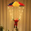 Christmas Parachute Santa String Lights Warm White Colorful 7