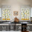 Lemon Floral Kitchen Curtain Valance Set 36 inch 5