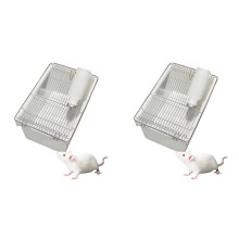 2X Mouse/Rat Rodent Cage with Bottle Breeding Enclosure Feeding for Biomedical Laboratory University Research PP