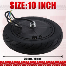 10" Wheel Hub Motor Tire for  F25/F30/F40 Electric Scooter Motor Wheel Solid Tire Front Motor Replacement Parts