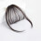 Real Human Hair Clip-in Bangs Wispy Dark Brown 1