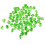 Green Acrylic Cube Vase Fillers 50 pcs 1