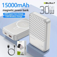 Magnetic Wireless Power Bank 10000mAh 22.5W USB-C for