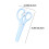 Small Safety Scissors Plastic Multicolor Rounded Tip 3
