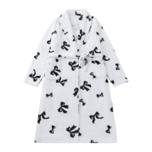Soft Flannel Winter Robe Fleece Warm Loungewear