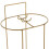 Golden Iron Umbrella Stand for Home Entryway 6