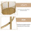 Golden Iron Umbrella Stand for Home Entryway 2