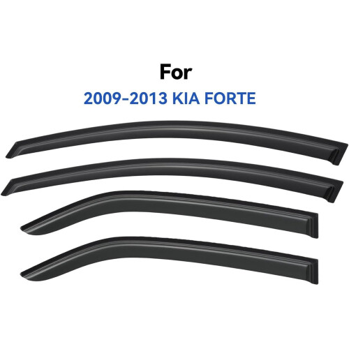 Window Visors for 2009–2013 Kia Forte Out-Channel Vent 1