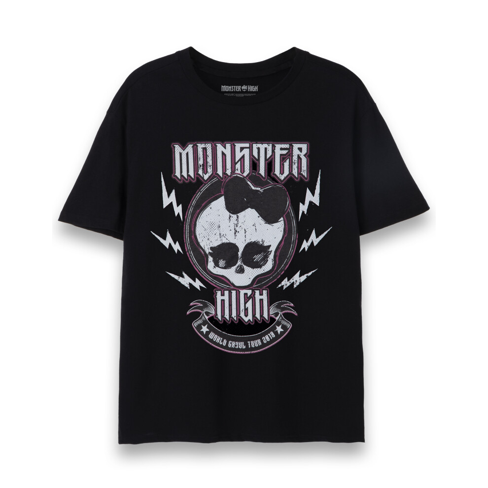 Monster High (Xxx-Large) Short Sleeved T-Shirt (Womens Black)
