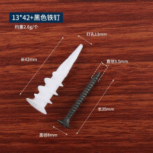 EXHUMKY Drywall Anchor Screws with White Plastic Wall