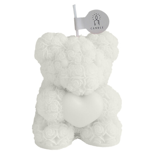 Rose Bear Aromatherapy Candle Relaxing Scent Home Decor