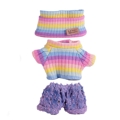 Luxury Doll Clothes Set for 17cm Dolls 3-Piece