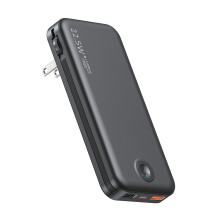 Power Bank 12000mAh PD 20W with AC Plug USB-C I/O