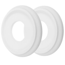 ULTNICE Ceiling Medallions White Round 2 Set