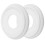 ULTNICE Ceiling Medallions White Round 2 Set 1