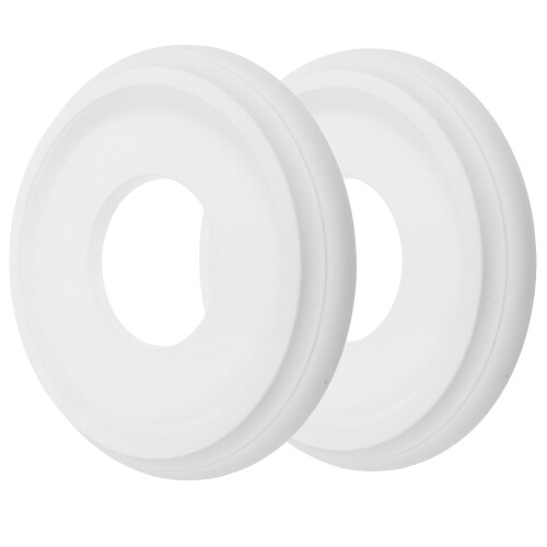 ULTNICE Ceiling Medallions White Round 2 Set