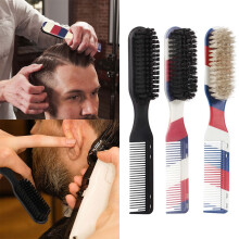 Beard and Hair Fading Brush Set with Soft Cleaning Comb