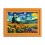 Magnetic Wooden Picture Frame Refrigerator Magnet Set 1