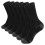 Men's Ankle Socks Solid Color Arch Compression Cushioning 5 1