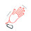 Golf Gloves Support Holder with Carabiner Portable Frame 2