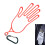 Golf Gloves Support Holder with Carabiner Portable Frame 5