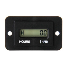 Digital LCD Hour Meter for Engine or Gasoline Engine ATV Pit Bike, Quad Bike Jet Ski DC4.5-90V