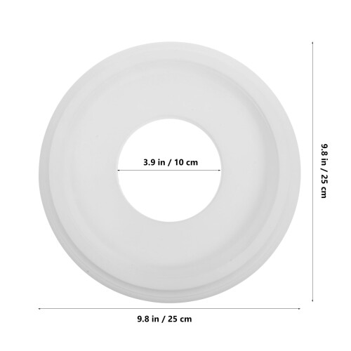 ULTNICE Ceiling Medallions White Round 2 Set 1