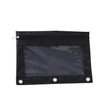 Oxford Pencil Case with Zipper 2-Pack Large 3-Hole