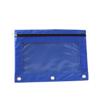 Oxford Pencil Case 3-Hole Zipper 2-Pack