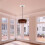 ULTNICE Ceiling Medallions White Round 2 Set 4