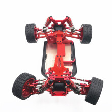 2X Front & Rear Swing Arm Reinforcement Kit with Metal Shaft Sleeve for 144001 124019 124018 RC Car Upgrade Parts
