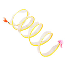 Collapsible Cat Tunnel Toy Spiral Passage 1 Pack