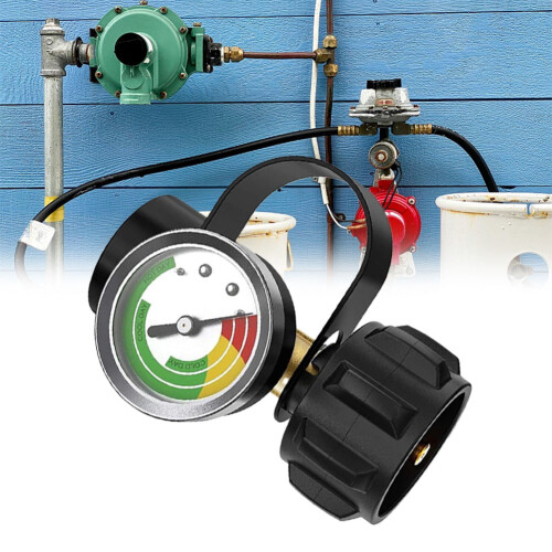 Propane Tank Pressure Gauge Adapter Metal 1 Pack