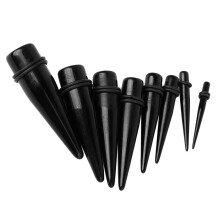 Acrylic Ear Taper Plugs 8 Pcs