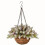Pre-Lit Hanging Basket Indoor Outdoor Warm White LED Pine 1