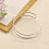 Women's Minimalist Adjustable Upper Arm Cuff Gold Silver 5