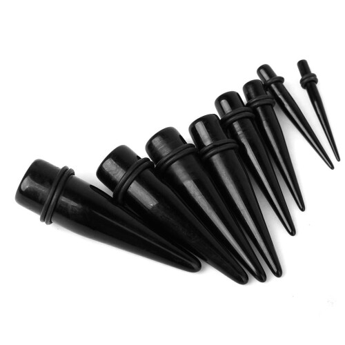 Acrylic Ear Taper Plugs 8 Pcs 1