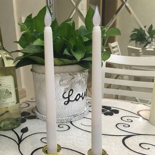 LED Flameless Taper Candle Warm Light 5 pcs 2