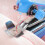 Manual Mini Sewing Machine Blue 12x7x4 cm 4