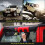 Roll Bar Grab Handle for Jeep Wrangler 4 pcs red 6
