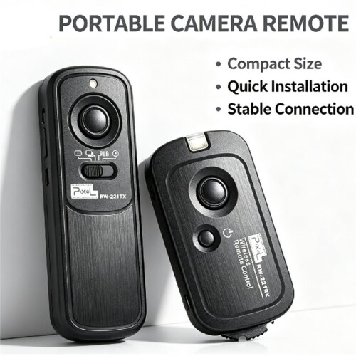 Pixel Wireless Shutter Release Timer Remote Control for  DF,Z5,Z6,Z6II,Z7,Z7II,D750, D7200,D7100,D7000,D7500,D600 2