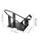 Motorcycle Wheel Chock Adjustable Universal 8