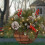 Pre-Lit Hanging Basket Indoor Outdoor Warm White LED Pine 2
