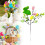 Artificial Easter Egg Branches with Bunny Berries and 2