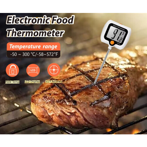 Digital Candy Thermometer with Pot Clip 10 Inch Probe 2