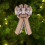 Christmas Tree Topper Bowknot with Reindeer Design Coffee 7